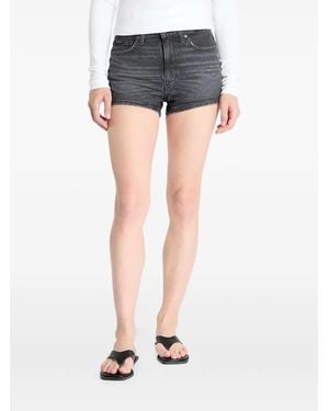 Guess Raw-Cut Denim Shorts - Blue