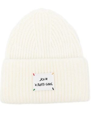 Rossignol X Jcc Stellar Ribbed-Knit Beanie - White