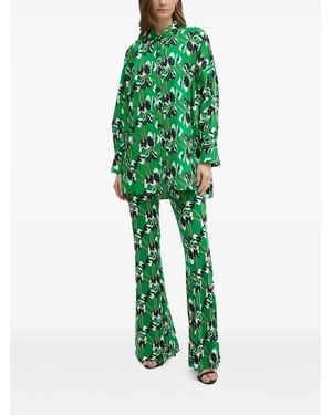Diane von Furstenberg グラフィック パンツ - グリーン