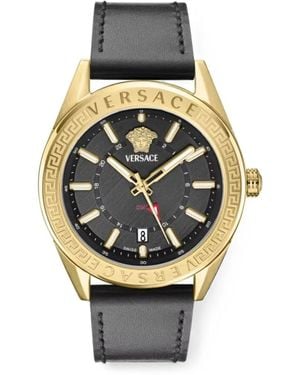 Versace V-Code 42Mm Watch - Gray