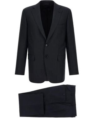 Brioni Traje Brunico Con Botones - Negro