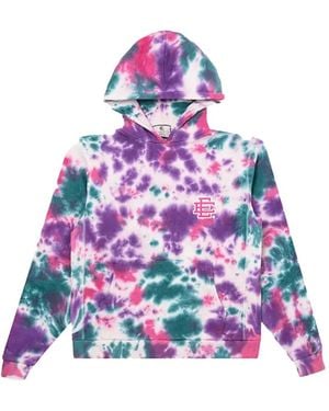 Eric Emanuel Ee Basic V2 Spot-Dye Logo-Print Hoodie - White