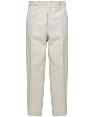 Costumein Straight Trousers - White