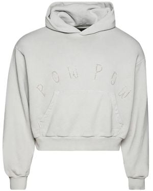 Earthling VIP Text Hooded Sweatshirt - Gray