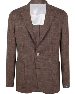Barba Napoli シングルジャケット - ブラウン