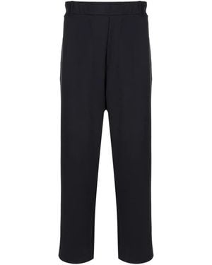 Osklen Fine-Ribbed Straight-Leg Pants - Blue