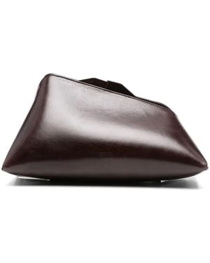 The Attico 8.30Pm Clutch Bag - Brown