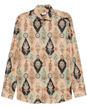 Etro Paisley Patterned Shirt - Natural