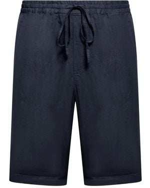 120% Lino Bermuda - Blu