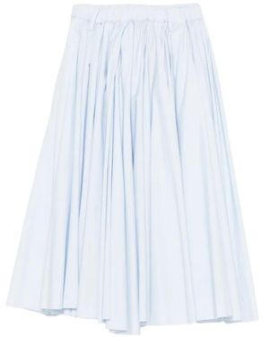 N°21 Gathered Skirt - White