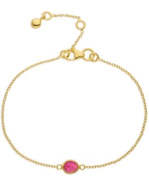 Auree Mini Manhattan Ruby Bracelet - Metallic