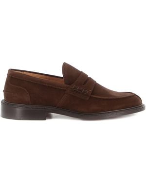 Tricker's Loafer Aus Wildleder - Braun