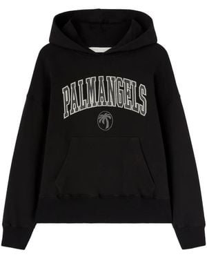 Palm Angels University Palm Hoodie - Black