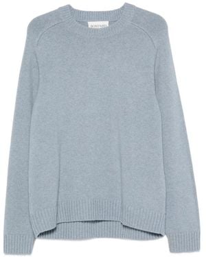 Bompard Pull À Col Rond Et Manches Marteau - Bleu