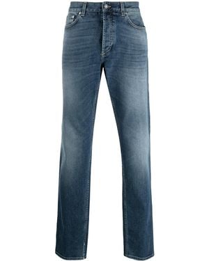 Givenchy Straight-Leg Logo Jeans - Blue