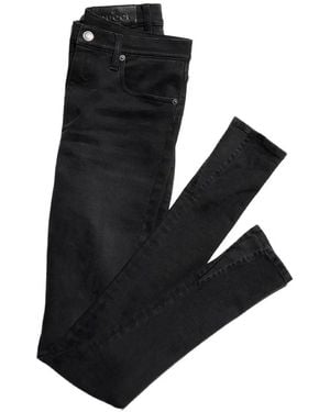 Gucci Logo-Patch Jeans - Black