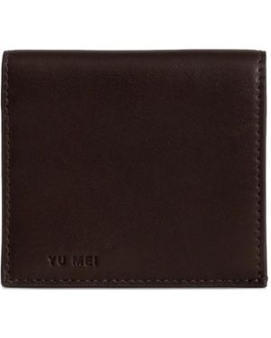 Yu Mei Cartera de piel - Negro