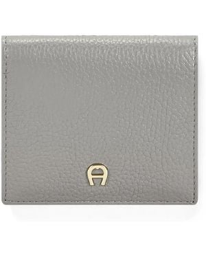 Aigner Paola Logo-Plaque Wallet - Grey
