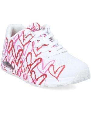 Skechers Sneakers Con Stampa - Rosa