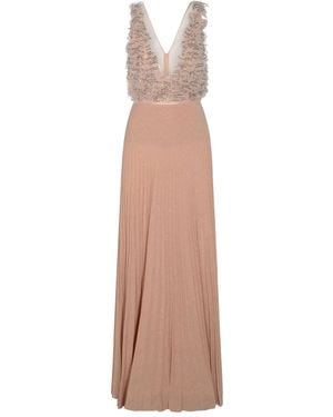 Elisabetta Franchi Tulle Dress - ナチュラル