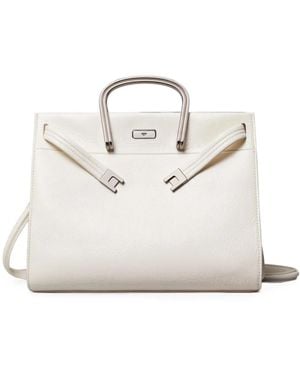 Tory Burch Soft Lee Radziwill Tote Bag - White