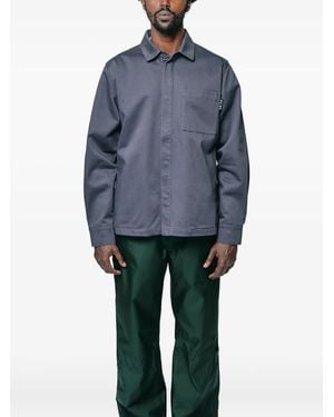 GR10K Chest-pocket Shirt Jacket - ブルー