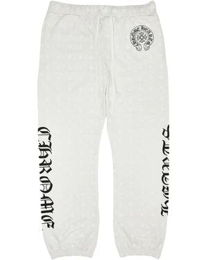Chrome Hearts Jogginghose Mit Monogramm-Print - Weiß
