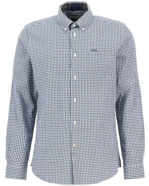 Barbour Padshaw Gingham-Check Button-Down Shirt - Blue