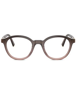 Miu Miu Brille Mit Rundem Gestell - Rot