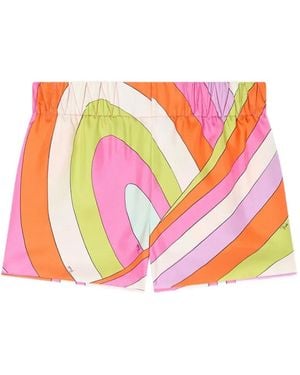 PUCCI 'marmo' Print Shorts - White