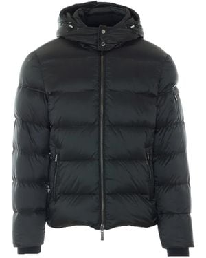 Moorer Brett Hooded Jacket - Black