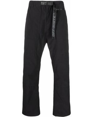 Off-White c/o Virgil Abloh Industrial Cotton Trousers - Blue