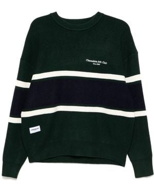 Chocoolate Striped Jumper - Black