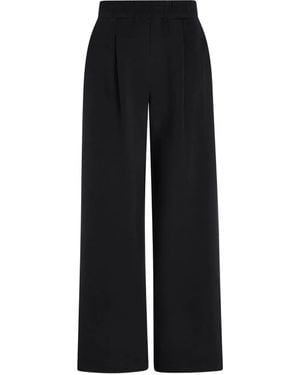 Varley Pantaloni Con Pieghe Frontali - Nero