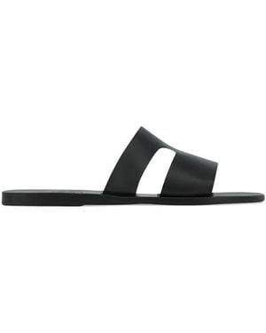 Ancient Greek Sandals Slip-On Sandals - Black