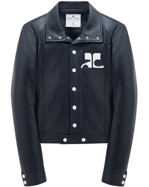 Courreges Reedition Vinyl Jacket - Blue