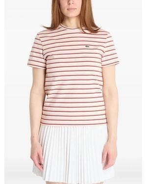 Lacoste Round-Neck T-Shirt - Red