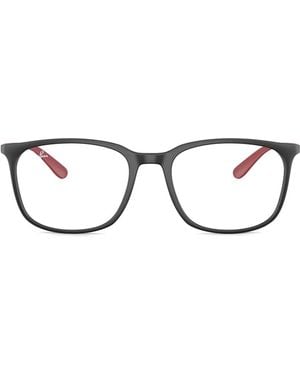 Ray-Ban Rectangle-Frame Glasses - Black