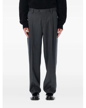 mfpen Pleated-Front Pants - Black