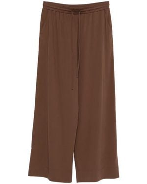 Weekend by Maxmara ドローストリング ワイドパンツ - ブラウン