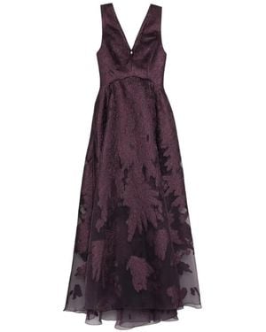 Saiid Kobeisy Brocade Dress - Purple