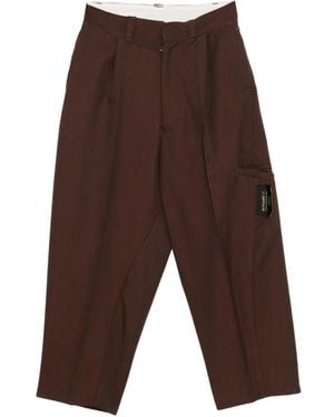 Undercover Wool Trousers - Brown