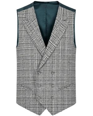 ETIEM TEXTIL S.L. Veston À Boutonnière Croisée - Grey