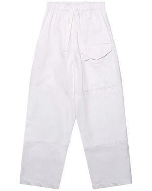 Studio Nicholson Elasticated Drawstring Pants - White