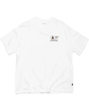 Malbon Golf Cartoon-Print Golf T-Shirt - White