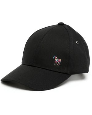 Paul Smith Zebra-Logo Baseball Cap - Black