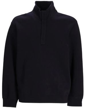 ARMANI EXCHANGE Sweatshirt mit Stehkragen - Blau