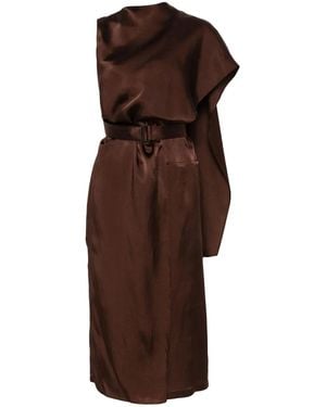 Christian Wijnants Dera Midikleid - Braun