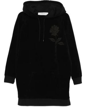Golden Goose Robe Courte À Capuche - Noir