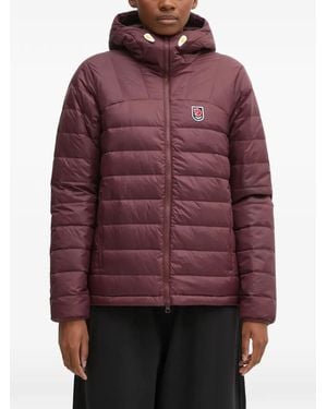 Fjallraven Logo-Detail Padded Jacket - Red